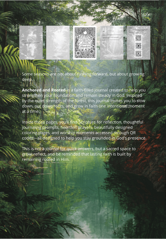 Anchored and rooted back cover hardback version