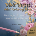 Bible verse adult coloring book for spiritual healing and meditation