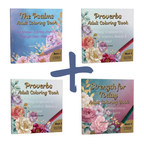 Complete Coloring Through the Word Series bundle for spiritual healing and stress relief